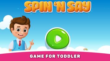 Spin 'n Say: Education Spinner Affiche