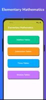 Elementary Mathematics الملصق