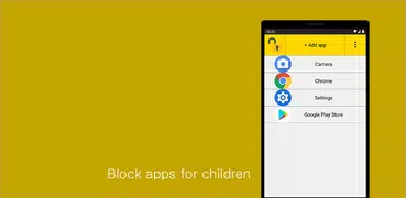 Block apps for children