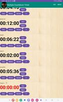 Multiple Countdown Timer screenshot 1