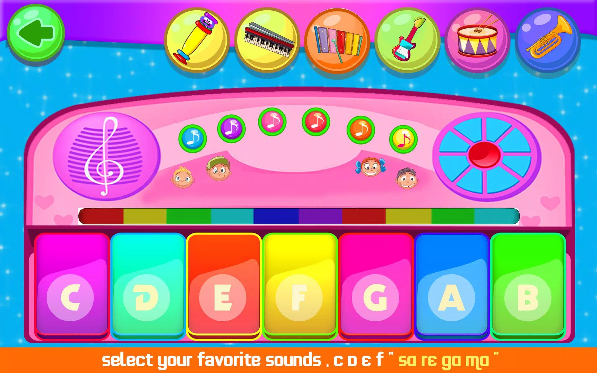 Download do APK de meu crianças piano - jogo de música grátis para Android
