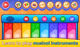 Kids Piano Music Games & Songs پوسٹر