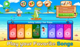 Kids Piano Music Games & Songs ภาพหน้าจอ 1