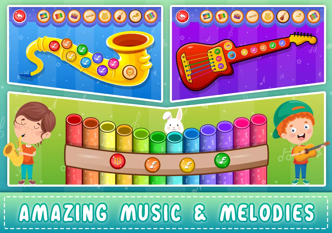 Download do APK de Piano Infantil: Jogos Musicais para Android