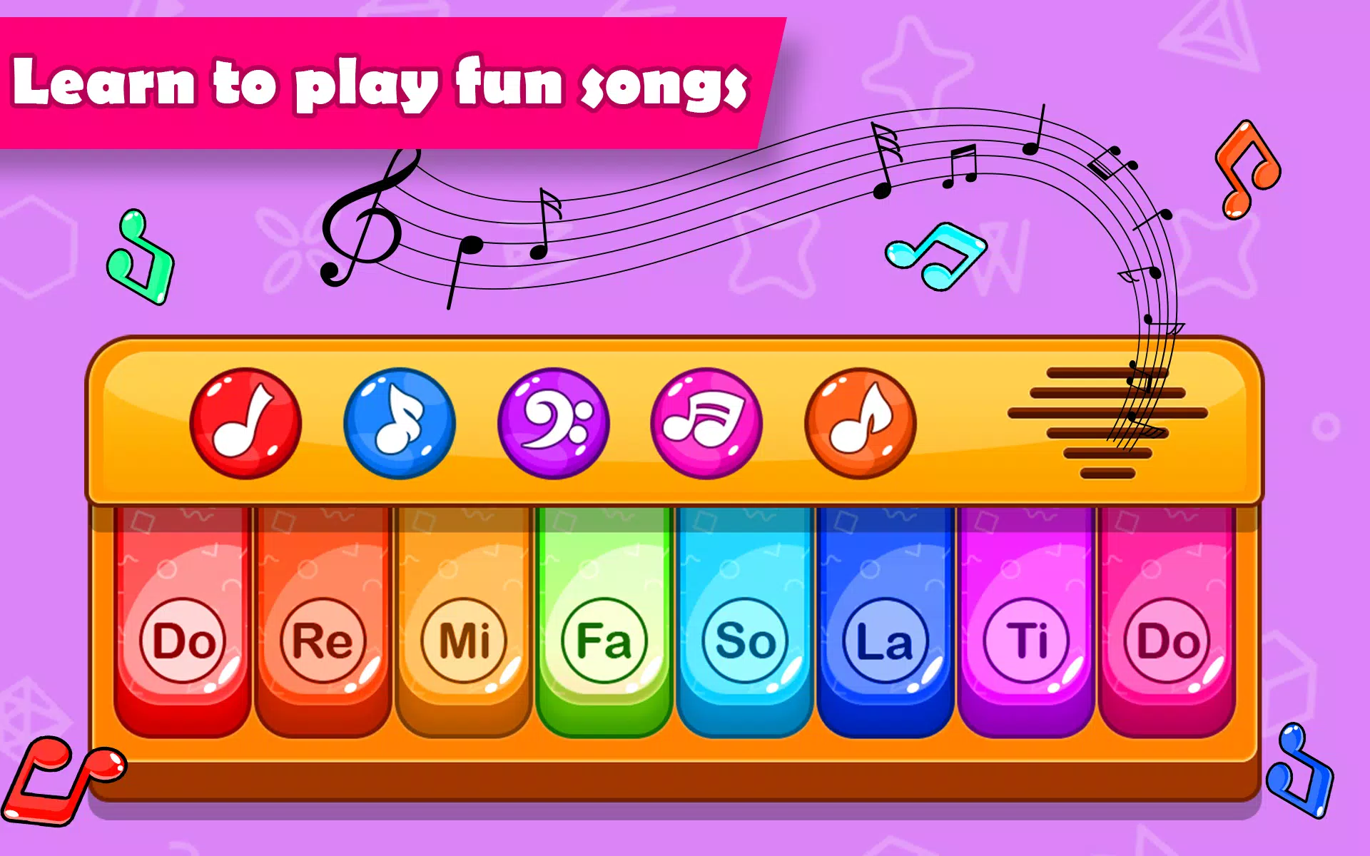 Kids Piano Fun: Jogos de Músic na App Store