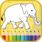 Coloring book for kids icono