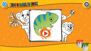 Animal Coloring Book for kids 海報
