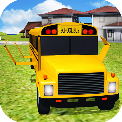 Flying School Bus simulator