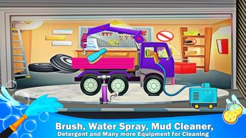 बच्चों की कार वॉश गैराज: बच्चों के लिए सफाई के खेल स्क्रीनशॉट 1