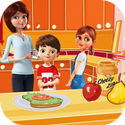 Virtual Mother - Happy Family Life Simulator Game آئیکن