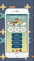 Fast Math for Kids with Tables Affiche