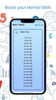Math Multiplication Tables تصوير الشاشة 3