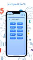 Math Multiplication Tables الملصق