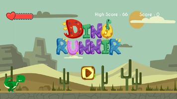 Dinosaur Run  - Jumping Endless Dinosaur Games-poster