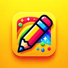 Kids Fun Coloring Adventure Icon