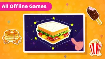 Kids Offline Preschool Games स्क्रीनशॉट 1