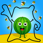 Watermelon Rescue Draw to Save ícone