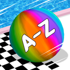 ABC Alphabets AZ Ball Rush 3D icône