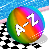 ABC Alphabets AZ Ball Rush 3D Zeichen