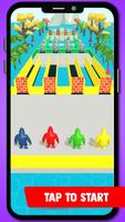 Gorilla Run! Bridge Runners 3D imagem de tela 2