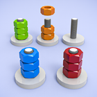 Nuts & Bolts Color Sort Puzzle ícone