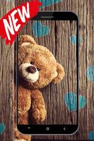 Cute Teddy Bear Wallpaper پوسٹر