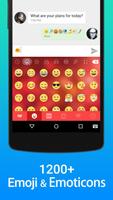 kika keyboard oem-Emoji,Swype,DIY Themes,GIF,Fun imagem de tela 1
