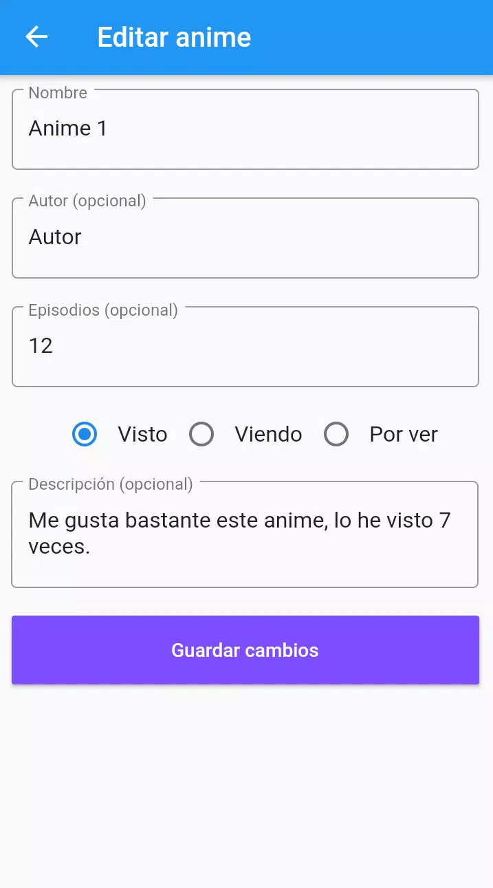 Lista de Animes 