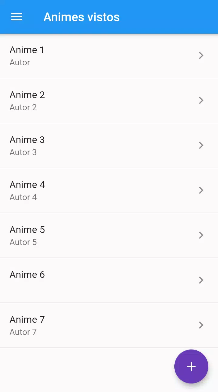 LISTA DE ANIMES 