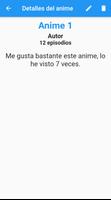 Lista de animes vistos تصوير الشاشة 3