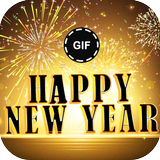 Happy New Year Gif icono