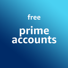 Free prime accounts ícone