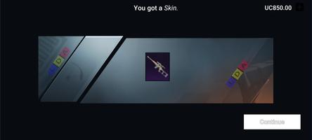 Skins: PUBGM Crate Opening تصوير الشاشة 3