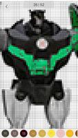 Superhero Color By Number Transformer Pixel Art Ekran Görüntüsü 3