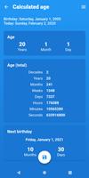 Age & Date Calculator Ekran Görüntüsü 1