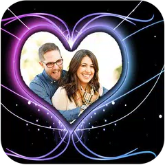 Neon Heart Photo Frame APK 下載