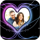 Neon Heart Photo Frame আইকন