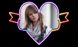 Neon Heart Photo Frame স্ক্রিনশট 3