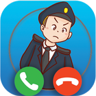 Fake police call for kids icono