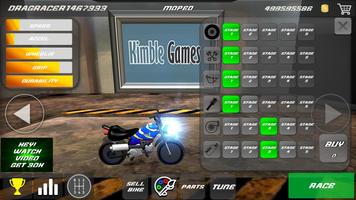 Drag bikes - Motorbike racing capture d'écran 1