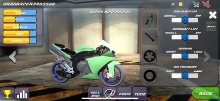 Drag bikes - Motorbike racing اسکرین شاٹ 2