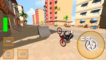 Wheelie Bike 3D Cartaz