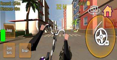Wheelie Bike 3D capture d'écran 1