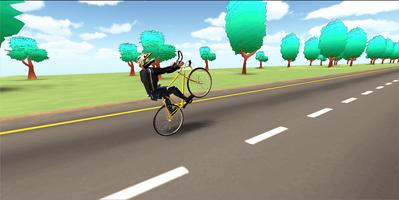 Wheelie Bike 2D capture d'écran 2