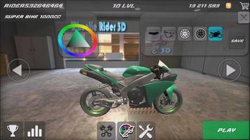 Wheelie Bike 3D game اسکرین شاٹ 1