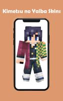 Kimetsu No Yaiba Skins For Minecraft الملصق