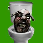 Sticker Toilet Horror Creepy icono