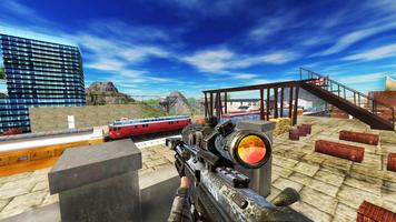 New Sniper 3d -Train Gun Shooter Free Game 2020 screenshot 2