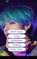 Kim Taehyung Fake Video Call Poster