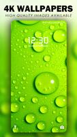 Green Water Wallpaper Affiche